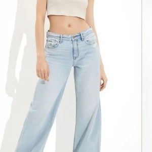 American Eagle wide leg jean